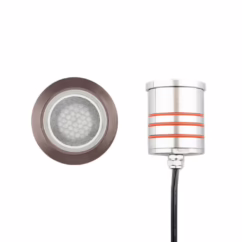 WAC Lighting 1-Light LED 2" 12V Indicator Light in Brass - 2022-30BS