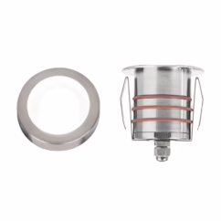 WAC Lighting 1-Light LED 2" 12V Indicator Light in Stainless Steel - 2011-30SS