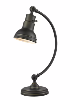 Z-Lite Ramsay 1-Light Table Lamp Light In Olde Bronze