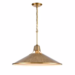Danique 1-Light Pendant in Corkwood