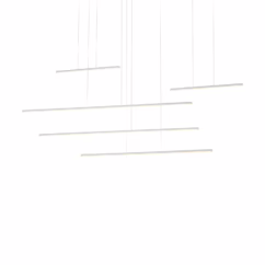 Kuzco Chute Motion LED Pendant Light in White