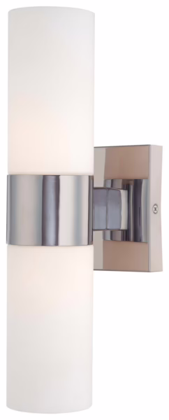2-Light 14" Wall Sconce in Chrome