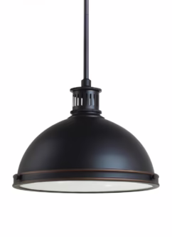 Autumn Bronze Two Light Pendant from the Pratt Street Metal Collection