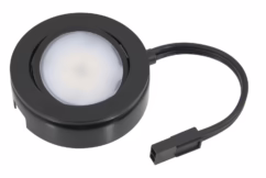 Black LED Puck Light from the MVP Puck Light Collection
