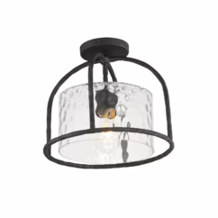 Blacksmith Semi Flush - Pendant from the Del Mar Collection