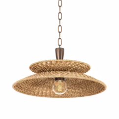 Bronze Leaf Pendant from the Landry Collection