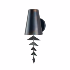 Burnt Bronze One Light Wall Sconce from the Ellie Collection