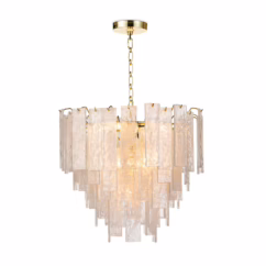 Clear Chandelier from the Glacier Collection
