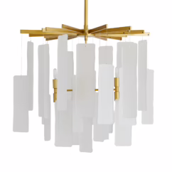 Frosted Eight Light Chandelier from the Harriet Collection