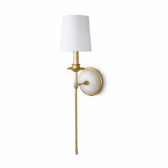 Gold Leaf Wall Sconce from the Fisher Collection