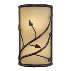 Oil Shale Two Light Wall Sconce from the Vine Collection