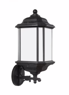 Oxford Bronze One Light Outdoor Wall Lantern from the Kent Collection