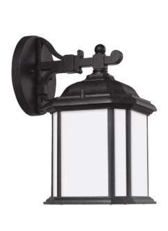 Oxford Bronze One Light Outdoor Wall Lantern from the Kent Collection