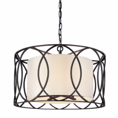 Sausalito 5-Light Chandelier in Textured Iron