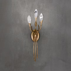 Secret Garden 1-Light LED Wall Sconce in French Lace