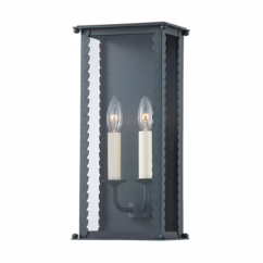 Zuma 2-Light Outdoor Wall Sconce in Verdigris